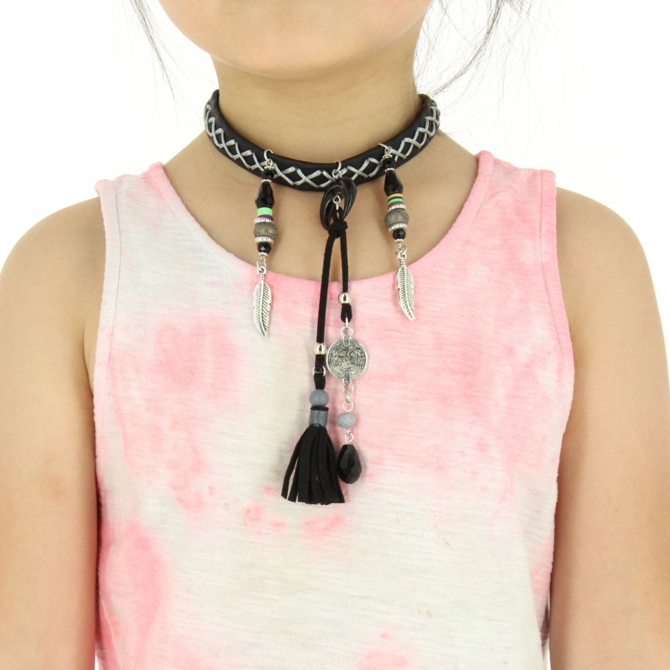 PAULINE cow choker, necklace