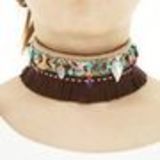 PAULINE cow choker, necklace