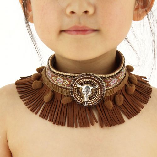 Collier, ras de cou plumes LISBET