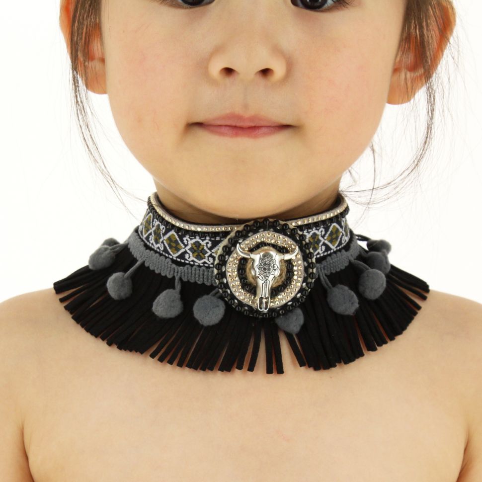 PAULINE cow choker, necklace