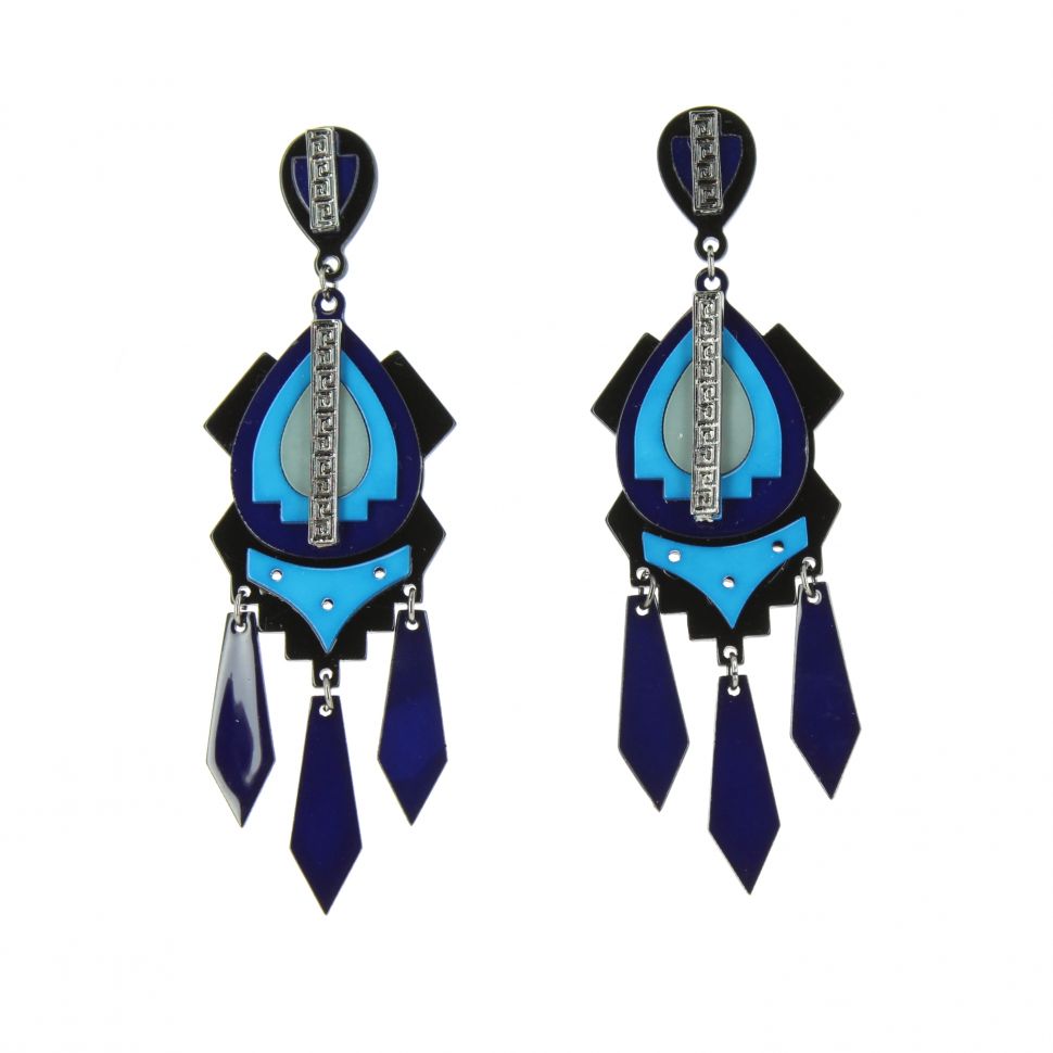 Boucles d'oreilles acrylique Sheina