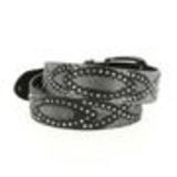 Ceinture 3,5cm strass doré, 7737 Vert