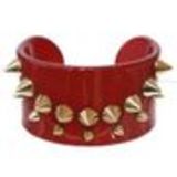 bracelet BOS-2, acrylique clouté de piques Rouge - 1782-4335