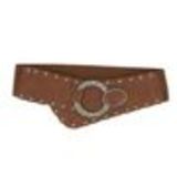 Woman Elastic Large studded waist belt VAITEA