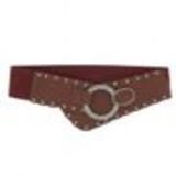 Woman Elastic Large studded waist belt VAITEA