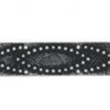 Ceinture 3,5cm strass doré, 7737 Vert