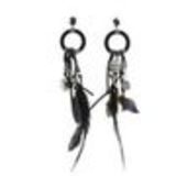 Gwenola feathers earrings