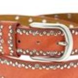 CAPUCINE studded leather belt