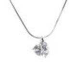 Collier femme, Coeur en strass, XS-2259