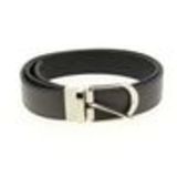 Ceinture similicuir 4 cm passant aigle piqué blanc, 2733 BLANC