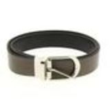 Ceinture similicuir 4 cm passant aigle piqué blanc, 2733 BLANC