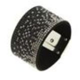 Bracelet manchette strass CARA