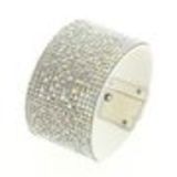 Bracelet manchette strass CARA