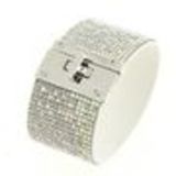 Bracelet manchette strass CARA