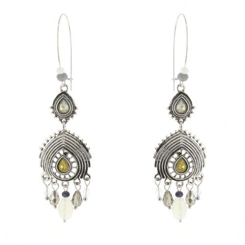 Boucles d'oreilles métal Laya