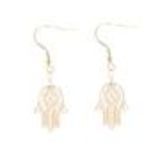 Boucles d'oreilles inoxydable "main de fatima" Irys