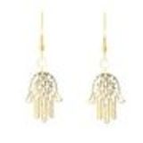 Boucles d'oreilles inoxydable "main de fatima" Irys