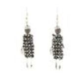 Boucles d'oreilles, coeur, strass, SZR-632B