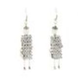 Boucles d'oreilles, coeur, strass, SZR-632B