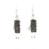 Boucles d'oreilles, coeur, strass, SZR-632B