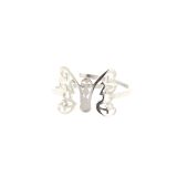 Ring stainless stee Butterfly ROSY