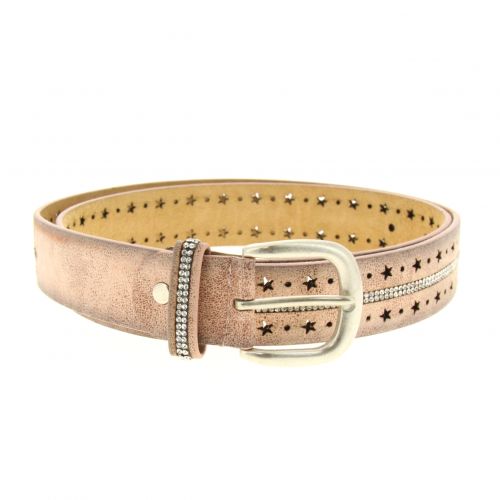 Ceinture femme en cuir à strass DAKOTA