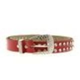 Rhinestone Genuine Leather Women Belt, PAOLINA