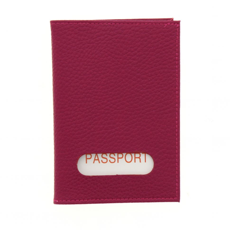 Evan, leather passport case