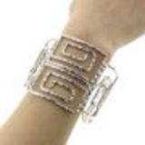 Bracelet manchette strass LINE