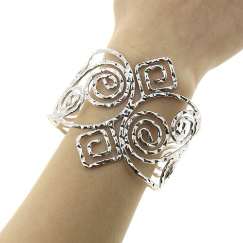 Bracelet manchette strass LINE