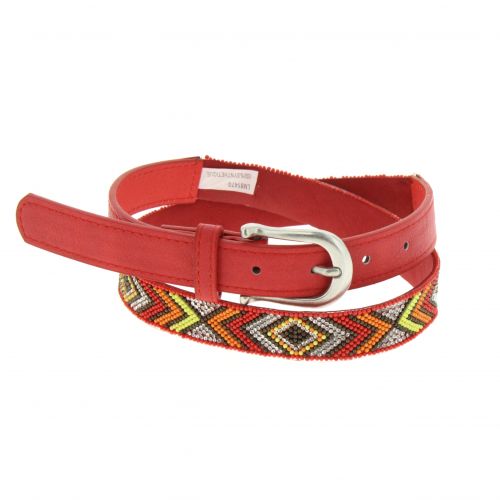 SYBILLE, leather lined belt