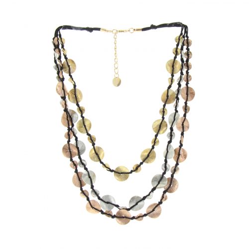 ALICIA Strass plastron necklace