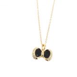 Collier femme, Coeur en strass, XS-2259