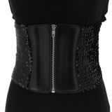 Sequin Wide Waist Elasticated Woman Corset Belt, XANA