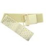 Golden Studded Wide Waist Elasticated Woman Belt, ROSE