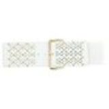 Golden Studded Wide Waist Elasticated Woman Belt, ROSE