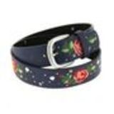 Embroidered Flowers Leather Women Belt, JESSY