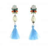 Tassel, drop, dangling woman Earring JUNA