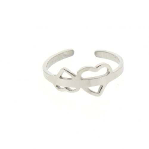 Ring stainless steel Clover CELIA