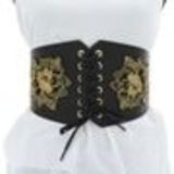 Ceinture corset similicuir kelia