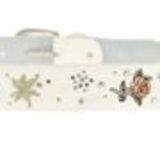 Embroidered Flowers Leather Women Belt, LANA