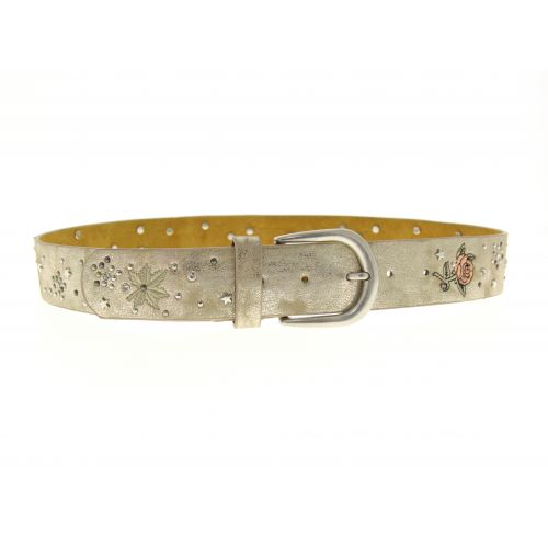 Ceinture Femme brodé en cuir LANA