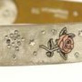 Embroidered Flowers Leather Women Belt, LANA