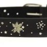 Embroidered Flowers Leather Women Belt, LANA