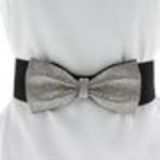 Crystal Rhinestone Bowtie Elasticated woman Belt, HAWA