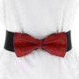 Crystal Rhinestone Bowtie Elasticated woman Belt, HAWA