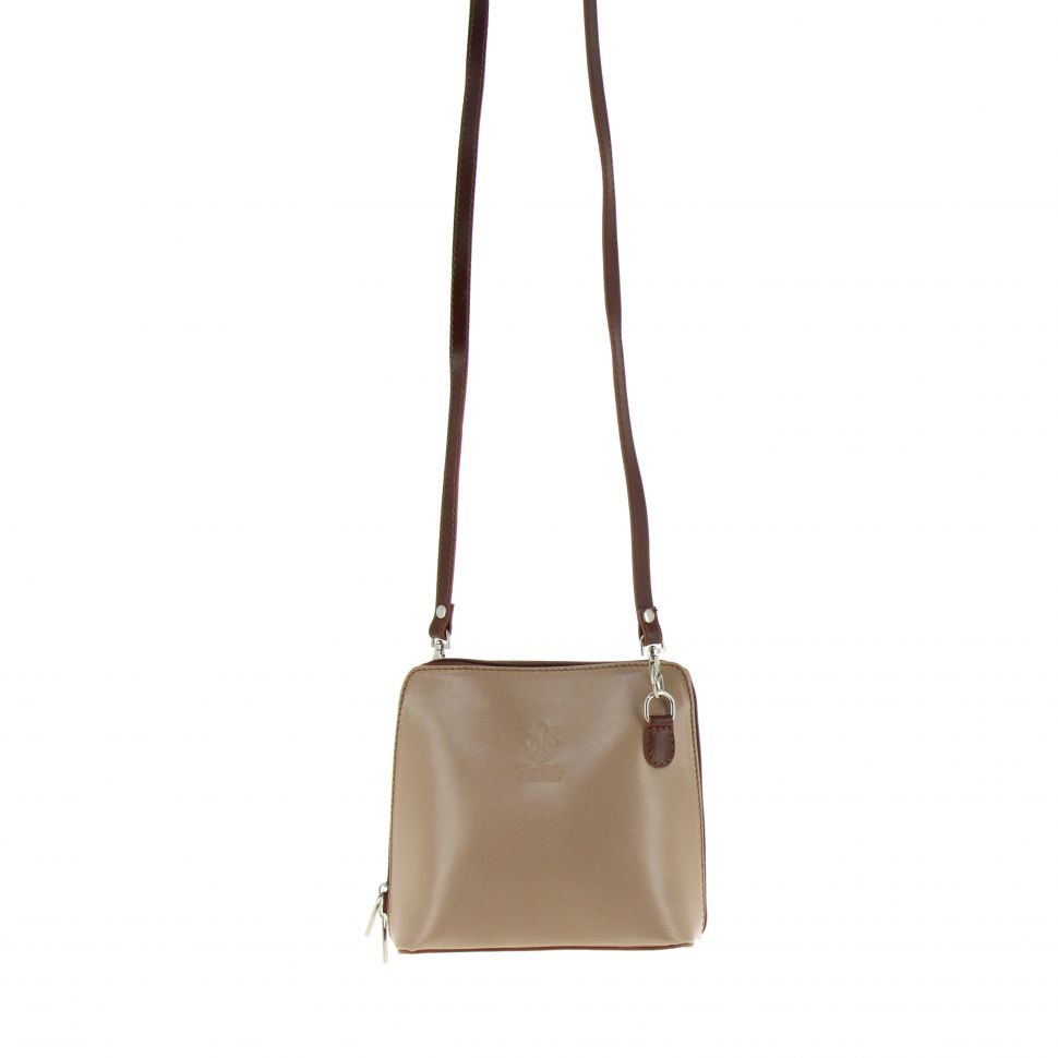 Pailletten Ledertasche Lilia