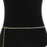 Chain belt, strass, body jewel, ENEA