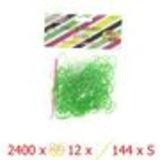 Lot de 2400 élastiques + 12 crochets + 144 Clips S - Pour métier à tisser