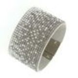 Bracelet manchette strass CARA